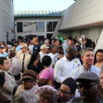 Carson residents were  held at the door while supporters of the  Oxy project were let in 